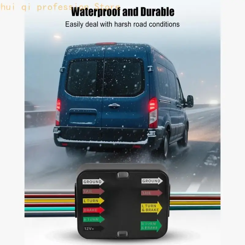 Plug-and-Play-4-Wege-Anhänger-Verkabelungssatz für Edge-SUV-Modelle 2011–2014 56120 118515 40695 H8WE – Detail 7