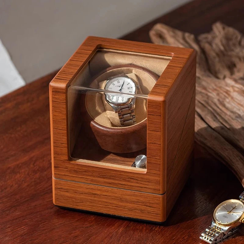 

Silent Watch Winder Mechanical Watch Automatic Winding Man's Wrist Watches Wooden Watch Winders Household Watches Winder