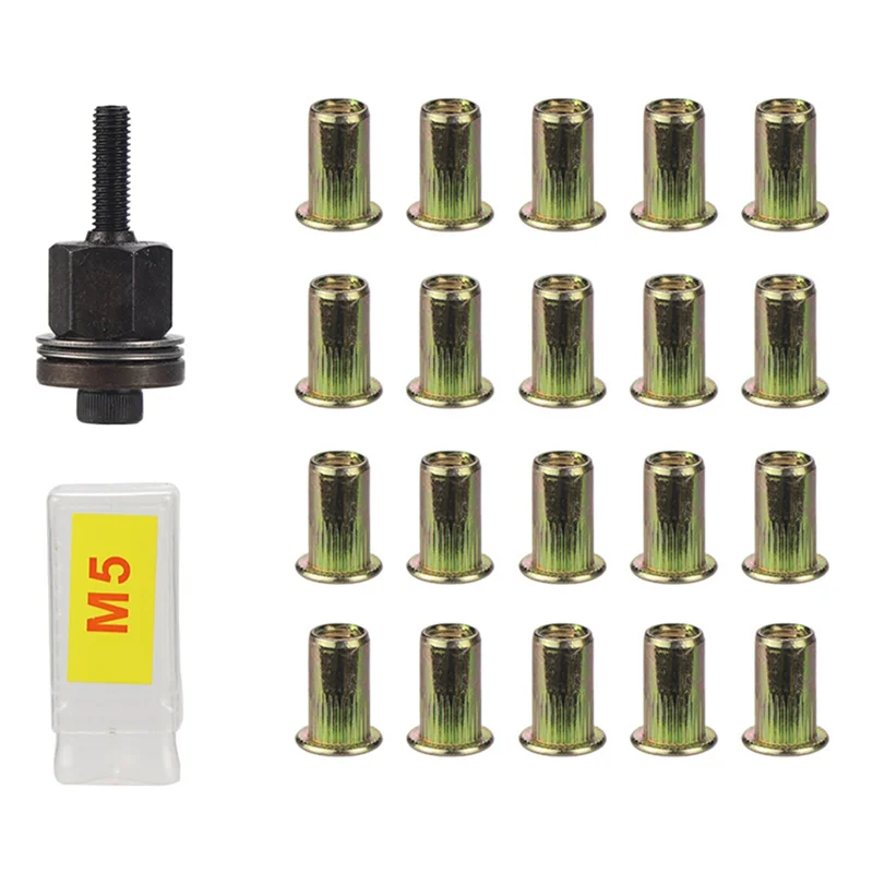 TFORU-21Pcs Rivet écrou outils main Rivet écrou Installation Simple manuel riveteuse pour Rivnuts outils pour écrous