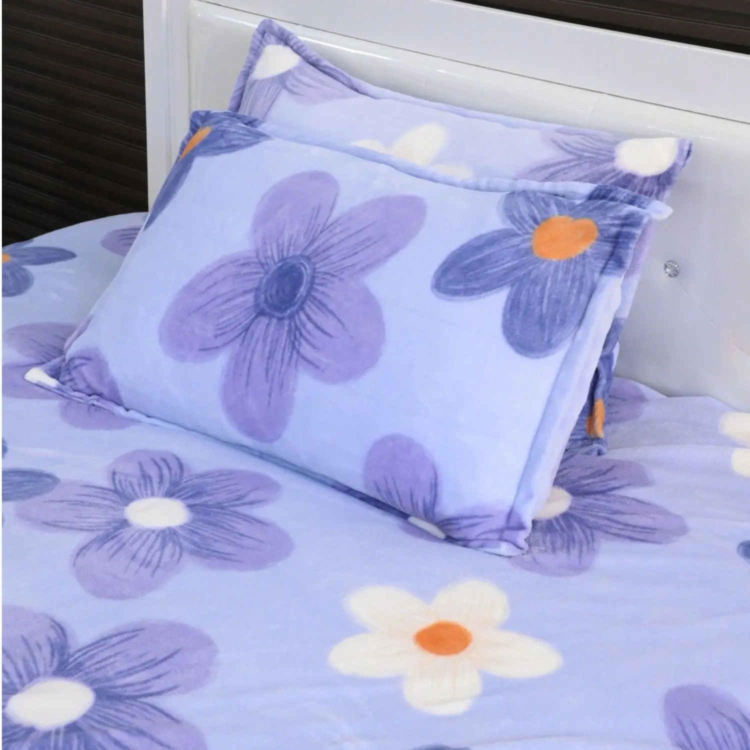Flannel Pillowcase Set 2PCS Winter Warm Double-Sided Fleece Soft Pillow Covers For Adults Single Bed Dormitory