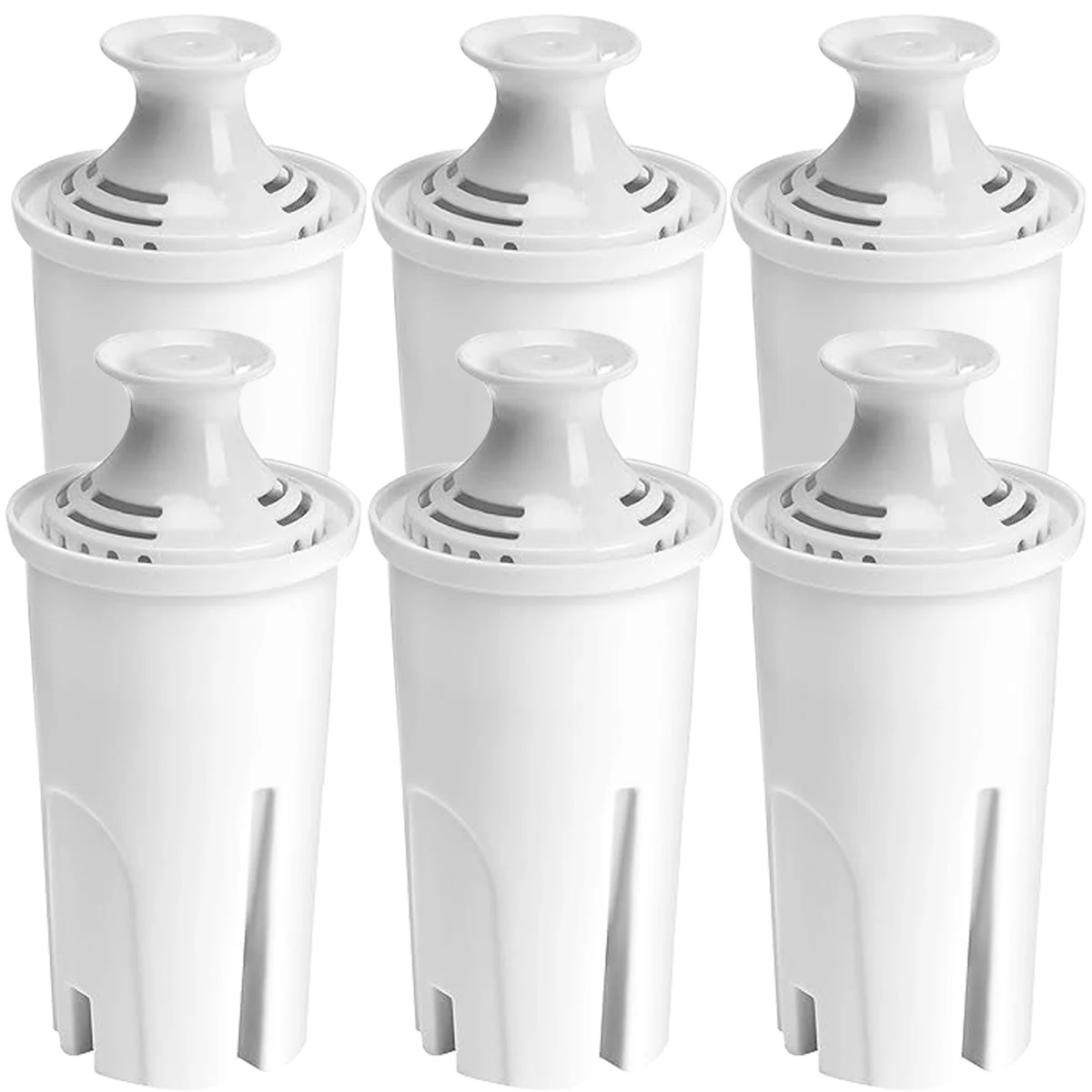 Filtri di ricambio per brocca d'acqua da 1/2/3/4/6 pezzi, compatibili con più modelli di brocche Brita, filtrazione di lunga durata