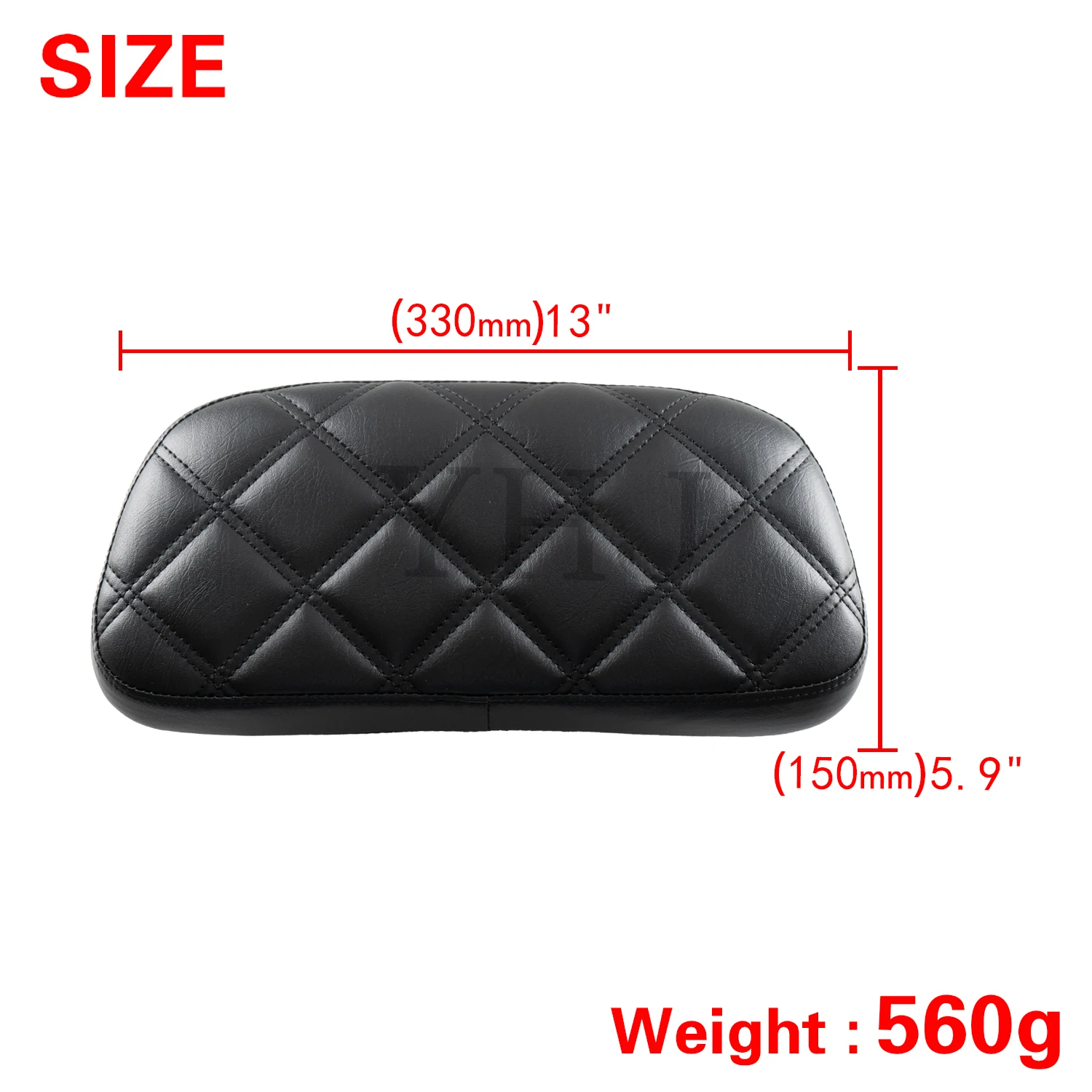 

Мотоциклетная накладка на спинку багажника Razor Chopped Tour Pak Pack для Harley Touring Street Tri Glide Road King 2009-Up, черная искусственная кожа