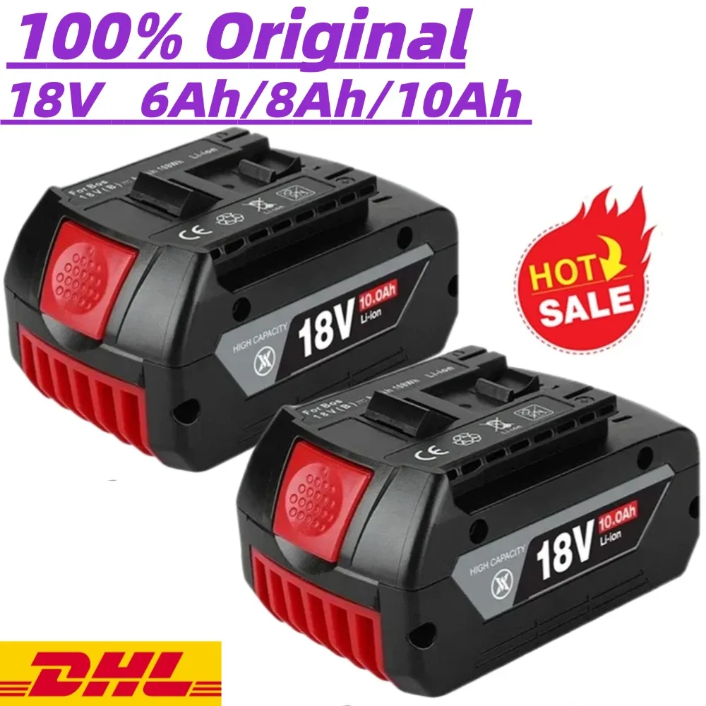 

18V 10.0Ah Battery Original for Bosch 18V Professional power tools GBA GBH GSR GSB BAT618 BAT609 BAT620 Replacement Battery