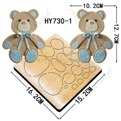 Bear New Wooden Cutting Dies Suitable for Common Mold Scrapbook Machines on the Market