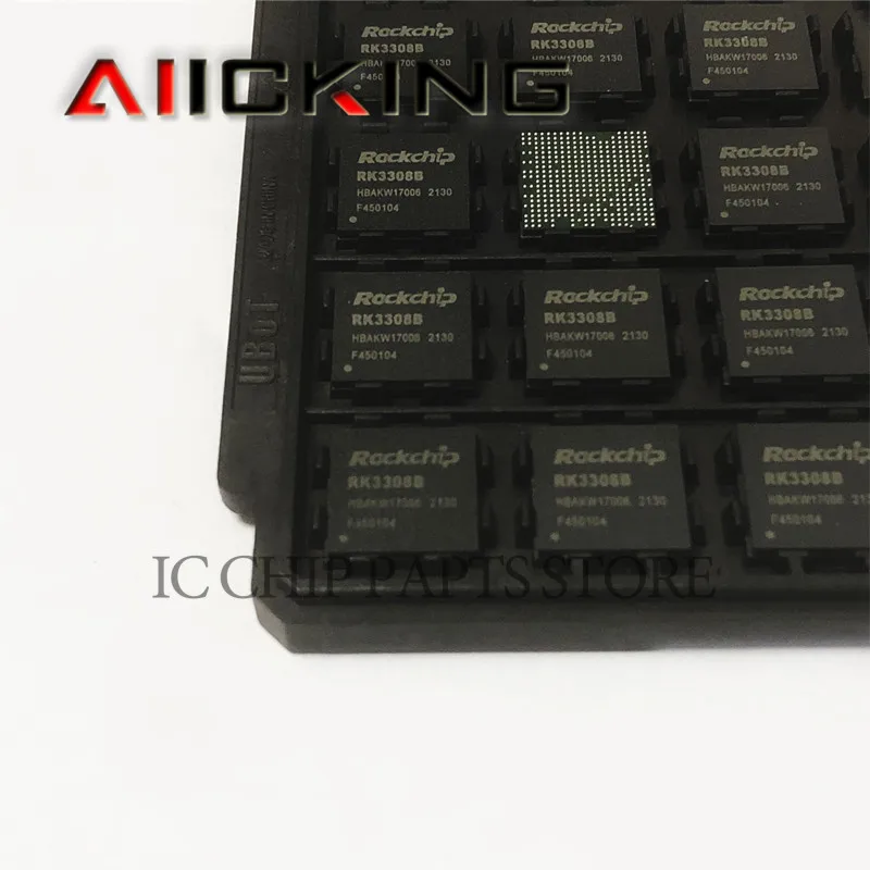 RK3308B Free Shipping 5pcs/lots, TFBGA Quad-core ARM Cortex-A35, 100% Original New IC Chip, In Stock