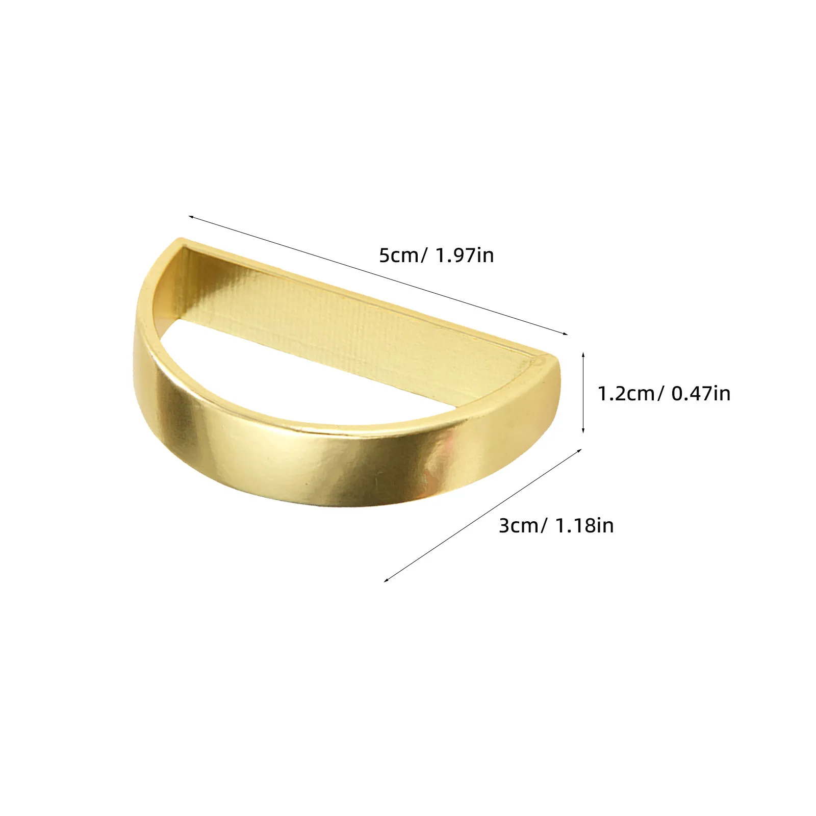 6Pcs Exquisite D-Design Metal Napkin Rings Alloy Napkin Holders for Holiday Festivals Bars Family Gatherings Table Setting Decor