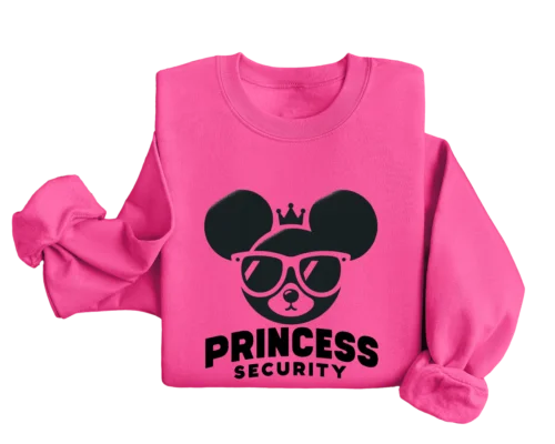 Polarshe Princess Security, Bodyguard Gift, Funny Saying, Meme Trending / Sweatshirt