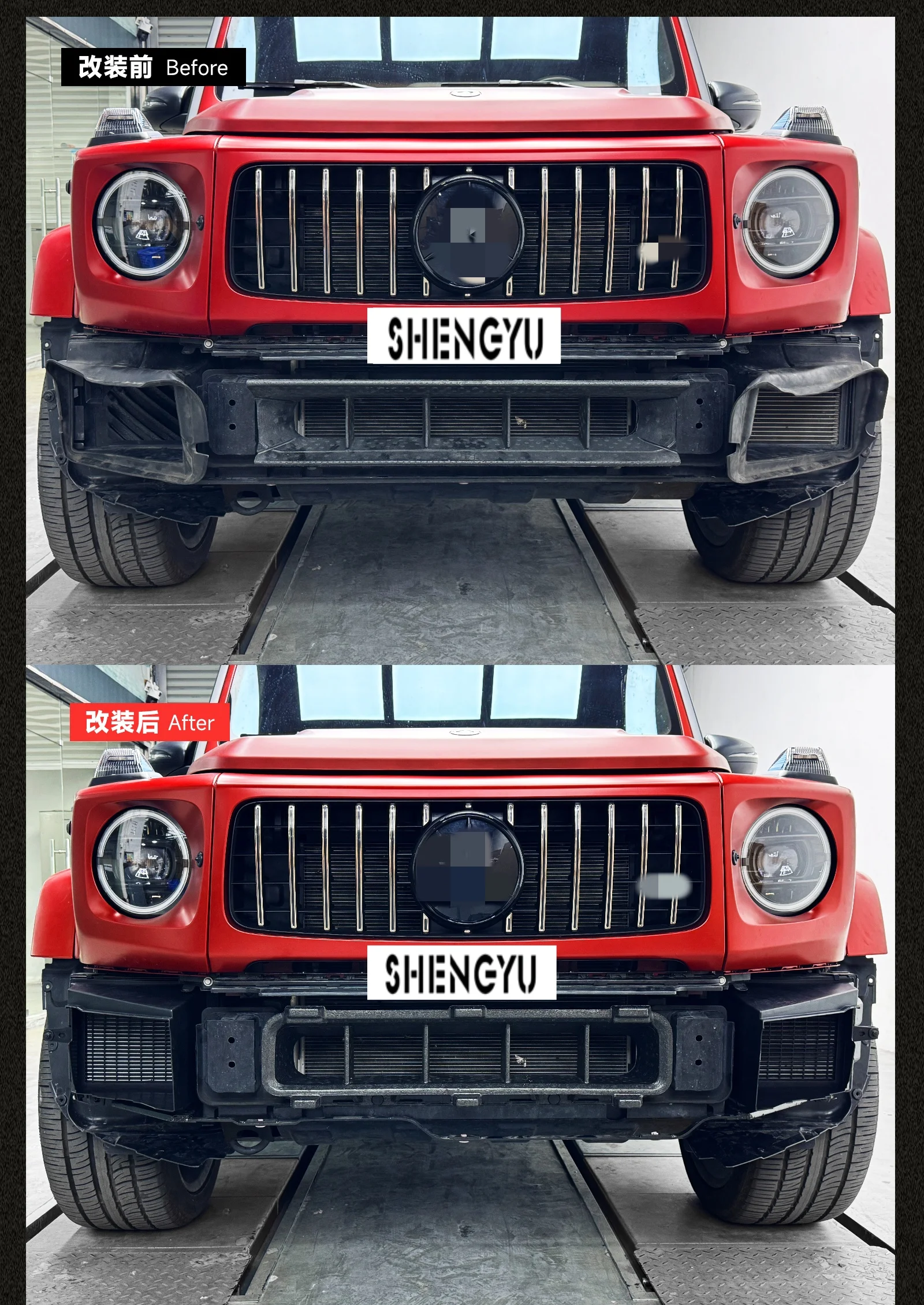 

Factory Hot Selling Car Body System for Benz G Class W465 2025 Upgrade to A-M-G Style With Eyebrows Grille for Modify