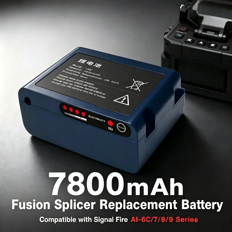 ZS26F 11V 7800mAh High Capacity Replacement Battery for Signal Fire AI-6C AI-7 AI-7C AI-7V AI-8 AI-8C AI-9 S9 Fusion Splicer