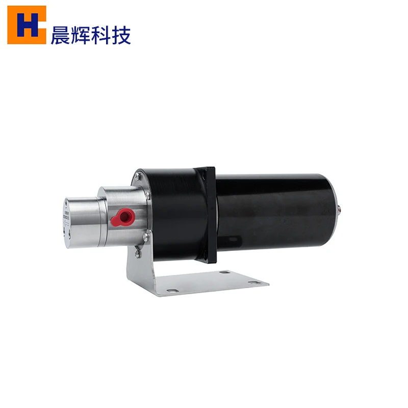 

High Viscosity 60W DC 24V Brush Motor Chemical Magnetic Drive Gear Pump Electric Fluid Metering Gear Pump for Filling Machine