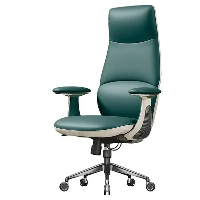 

Роскошная удобная мебель, кожаное офисное компьютерное кресло для руководителя, вращающееся кожаное офисное кресло для учебной комнаты