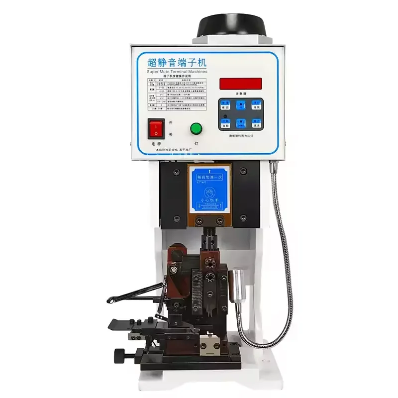 Automatic Terminal Crimping   Wire Stripping Cutting  Super Silent USB Cable Harness Ring Terminal Applicator