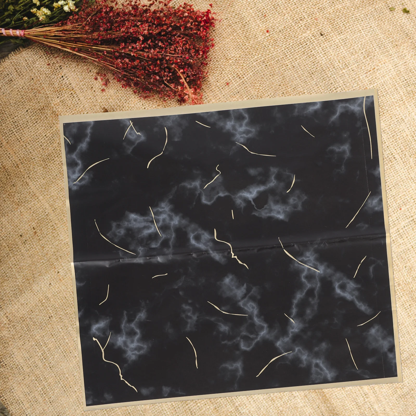 

20 Sheets Marble Wrapping Paper For Flower Bouquet Floral Gift Packaging Decorative Wrap Sheets Floral Supplies