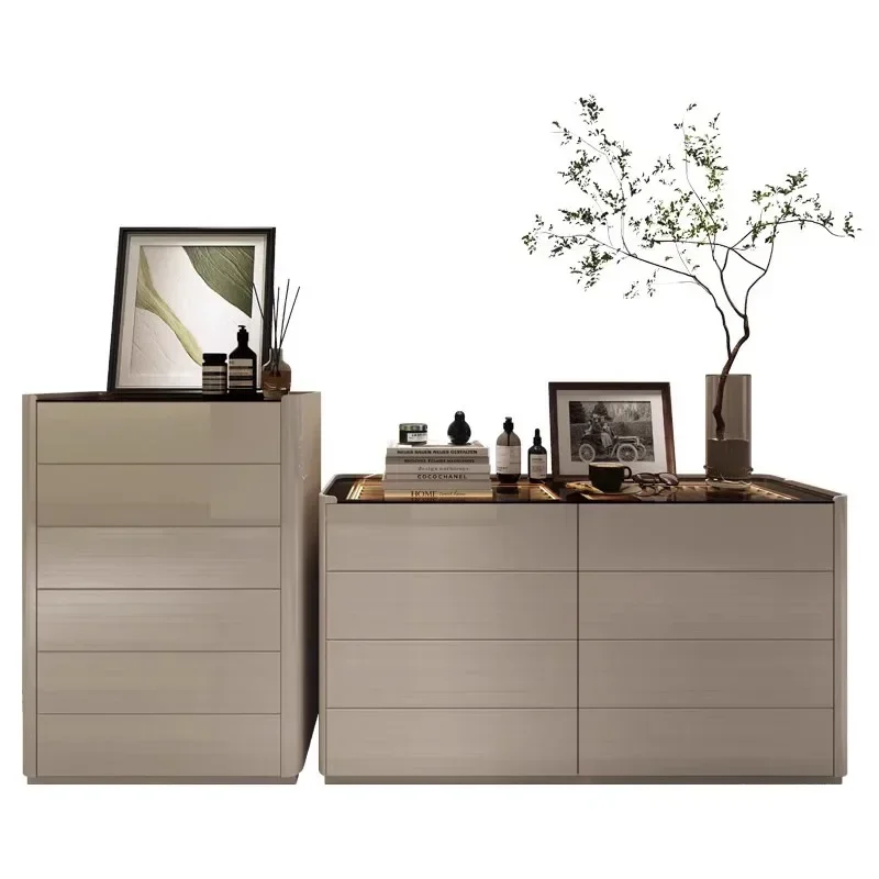Bedroom combination chest Dresser storage cabinet with jewelry box