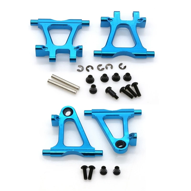 

4Pcs Metal Front And Rear Lower Suspension Arms Swing Arm For Tamiya TT02 TT-02 1/10 RC Car Upgrade Parts