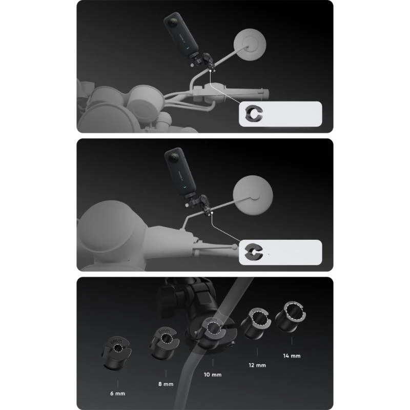 E56B Adjusted Rearview Bracket Handlebar Mount with Tool