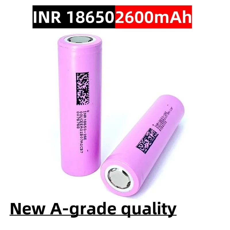 1-10PCS 18650 Battery 3.7V 2600mAh Li-ion Rechargeable Battery Is Suitable for Toys, Flashlights, Tool Batteries, Etc.