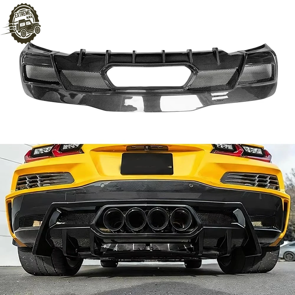 

New Arrival Carbon Fiber TLS Style Rear Diffuser Upgrade for Corvette C8 Z06 Bodykit
