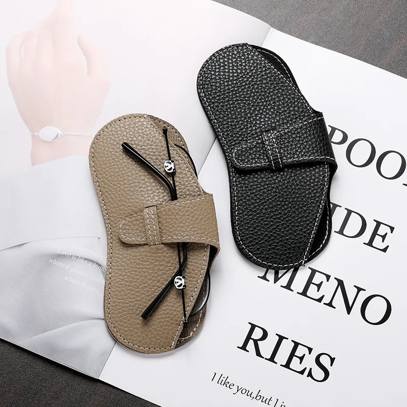 

2024 Glasses Case Women Leather Soft Glasses Bag Fashion Portable Sunglasses Box Bag Accessories Eyeglasses Case Sunglasses Box