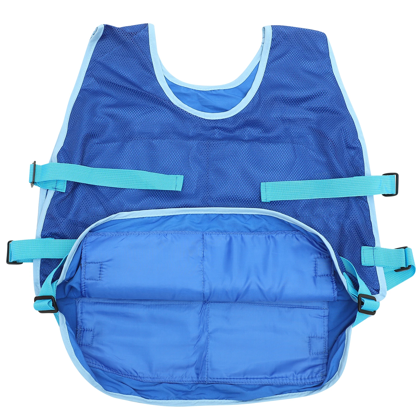 

Cooling Vest Ice Packs Polyester Workshop for Men Women Summer Hiking Camping Fishing Gardening Construction Practical