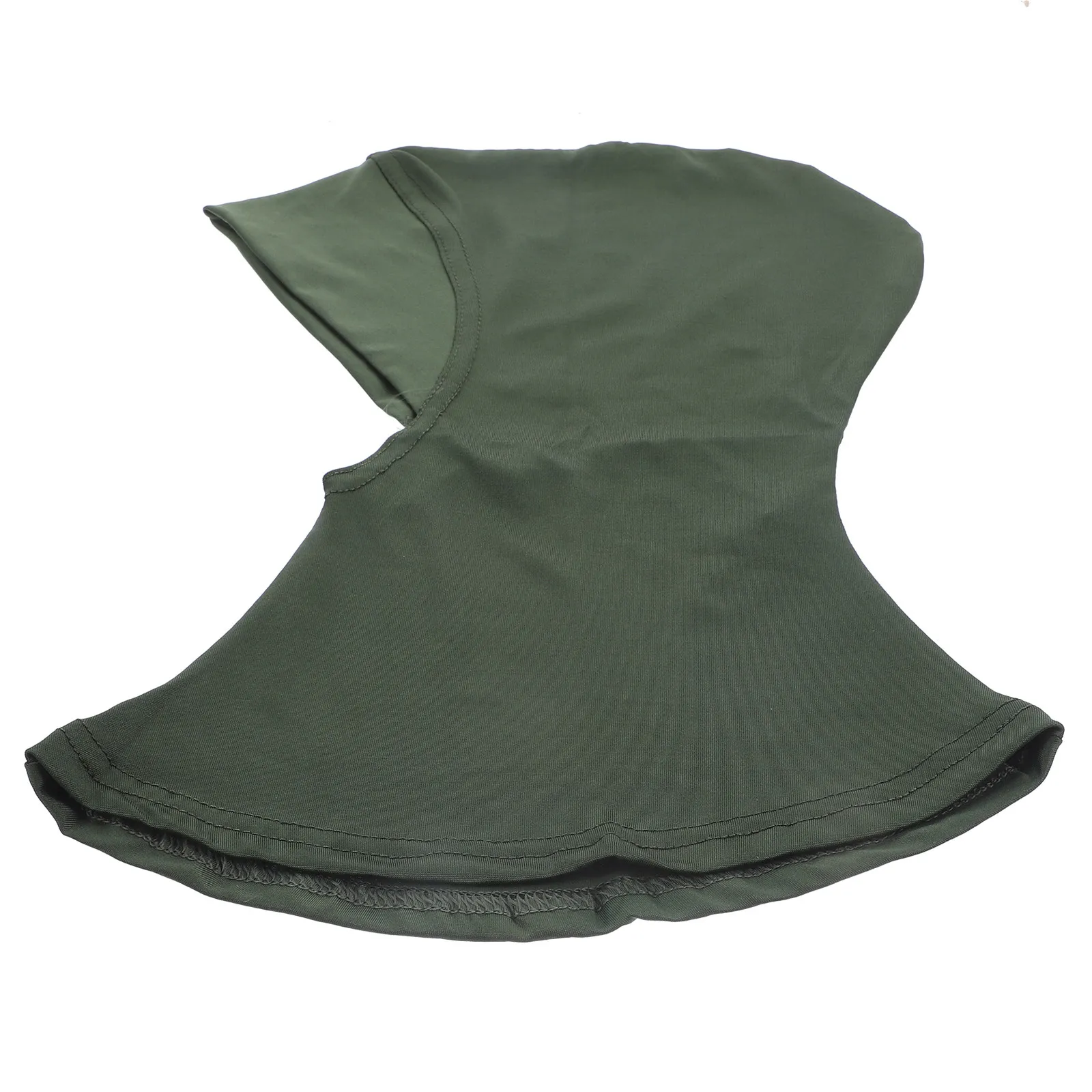 

Женская однотонная полноразмерная внутренняя хиджаб-шапочка из легкого дышащего молочного волокна, эластичный мусульманский головной убор для повседневного использования, 1 шт.