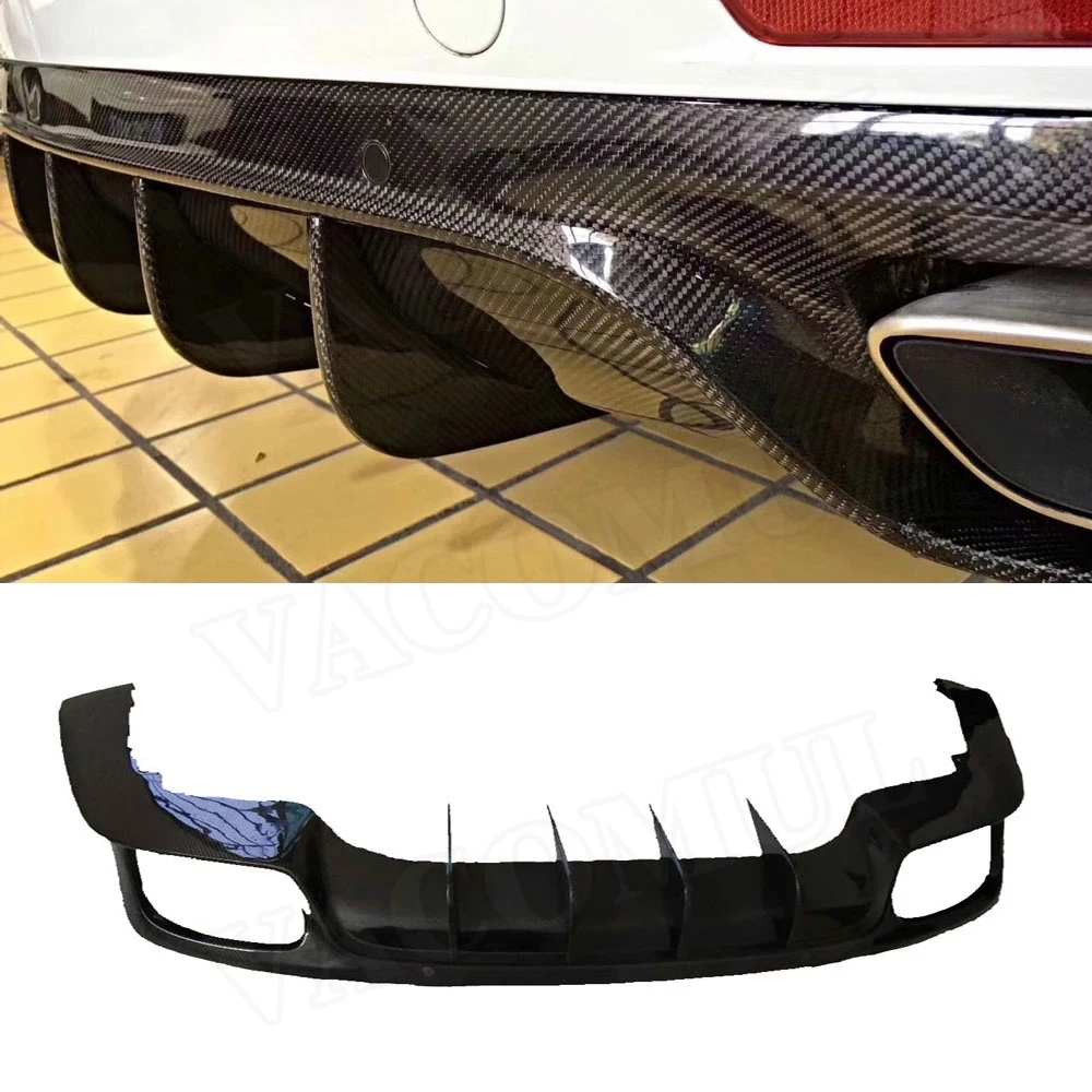 

VACOMUL For Porsche Panamera 971 Carbon Fiber Rear Lip Spoiler Diffuser FRP Rear Chin 2017 2018 2019 Car Styling