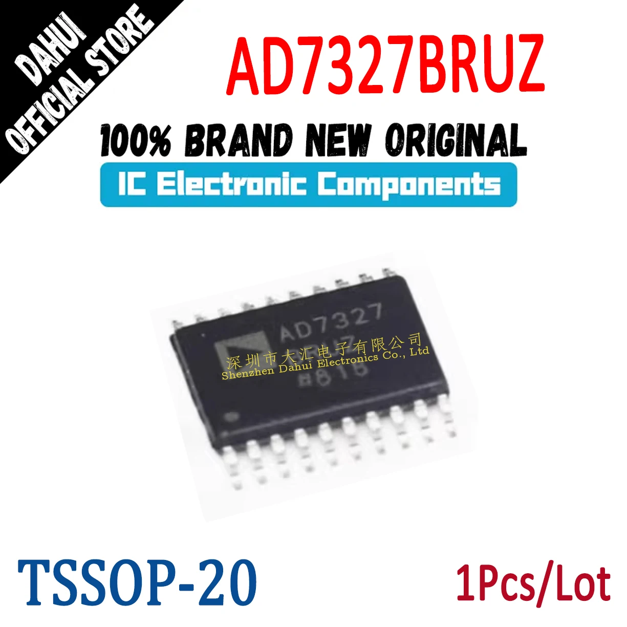 

AD7327BRUZ AD7327 BRUZ -REEL7 TSSOP-20 Digital to analog converter chip IC new original