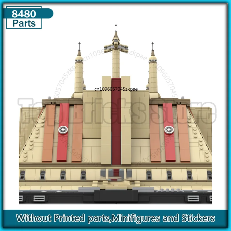 UCS 寺院 MOC ビルディングブロックジオラマ DIY アセンブリ創造的な建築モデルレンガセットディスプレイコレクションおもちゃギフト