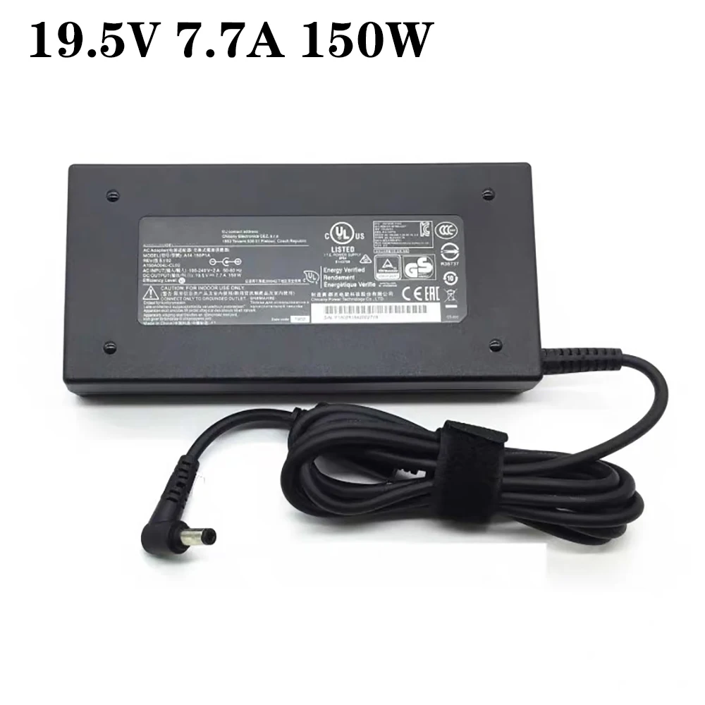 

150W Slim Ac Adapter for Chicony A14-150P1A Z7-I7 Laptop Charger 19.5V 7.7A Power Supply Cord