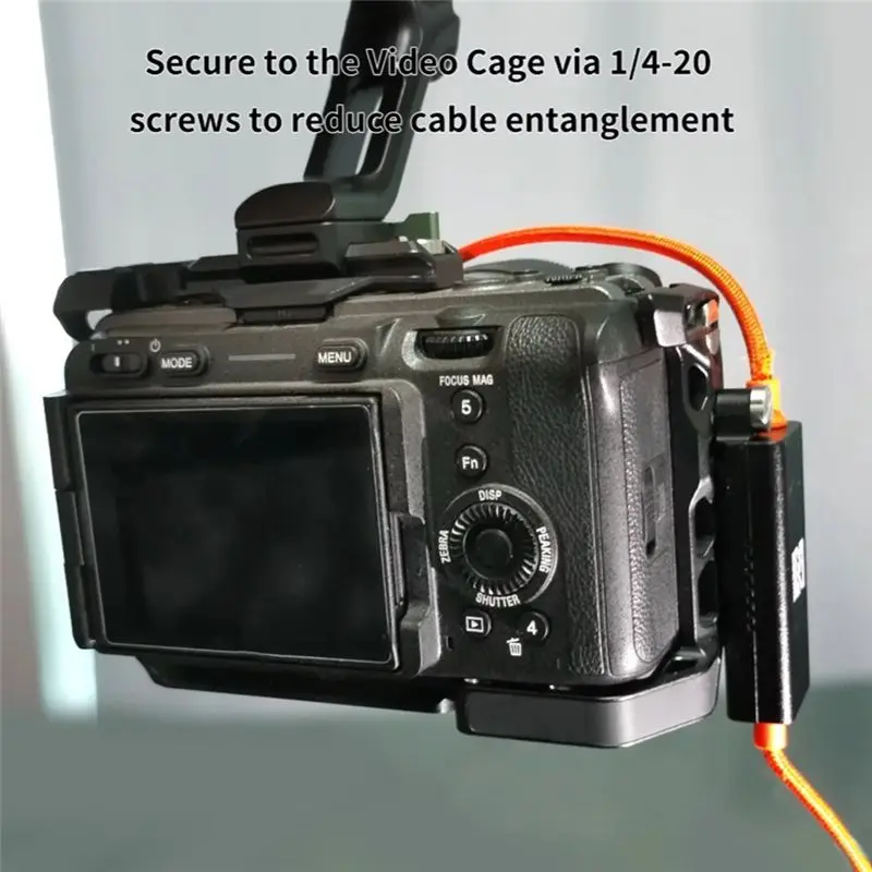 ABGI DT-PD 20 V-Mount Cable D-Tap to USB-C PD Fast Charging Braided for Camera & Smartphone