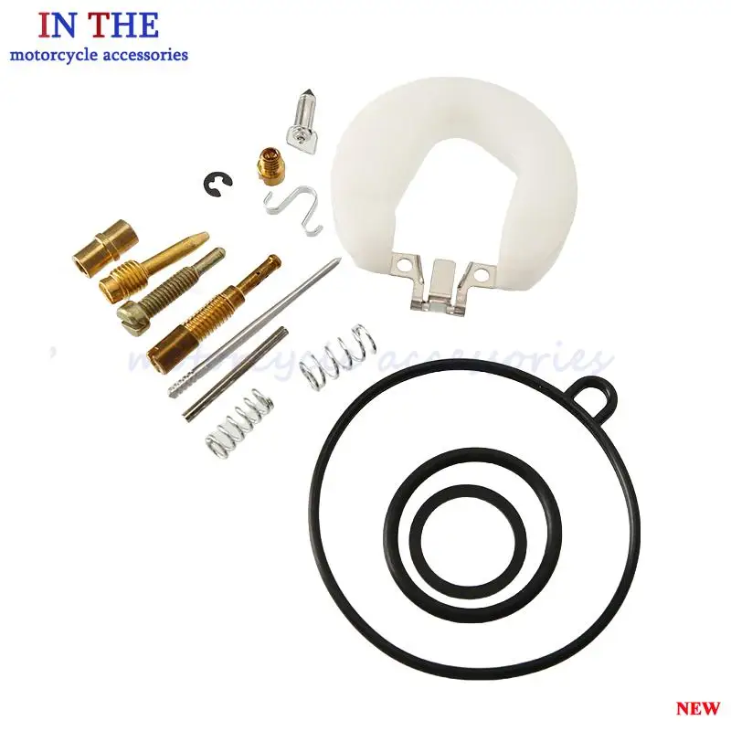 TH70 Horizontal Engine 90cc Carburetor Repair Kit: Plunger Diaphragm & Float Replacement for Motorcycle Dirt Bike