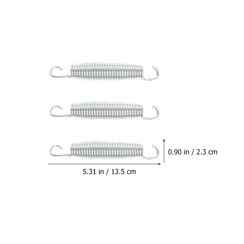 

10Pcs Trampoline Springs Galvanized Steel Wire Heavy Duty Replacement for Outdoor Trampoline Accessories Sturdy Tension Spring