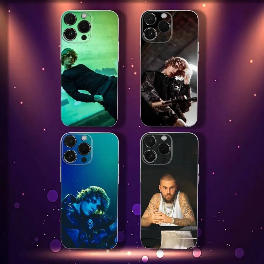 

J-Justin Singer B-Bieber Phone Case For iPhone 17,16,15,14,13,12,11,Pro,Max,Plus,E,SE4,Air,Mini Transparent Cover