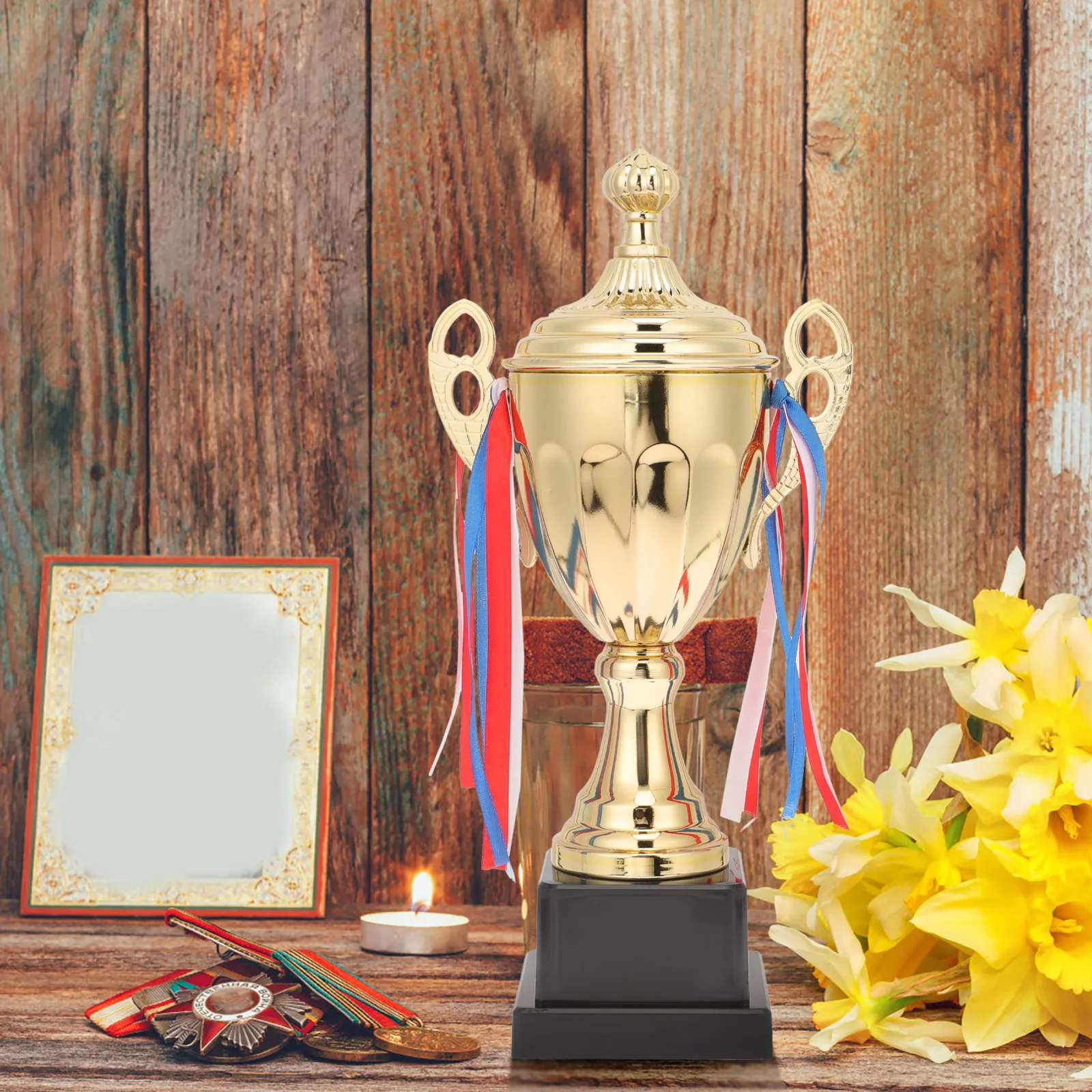 Metal Trophy for Kids Sports Competitions – Exquisite Design, Bright Colors, Realistic Appearance