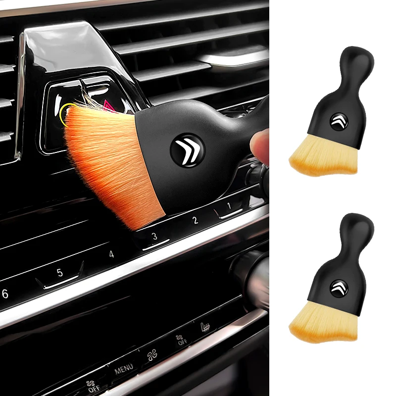 أداة التنظيف الداخلي للسيارة فرشاة ناعمة فجوة التهوية الغبار لسيتروين C4 C3 C5 C1 C2 VTS Berlingo Celysee Xsara Picasso