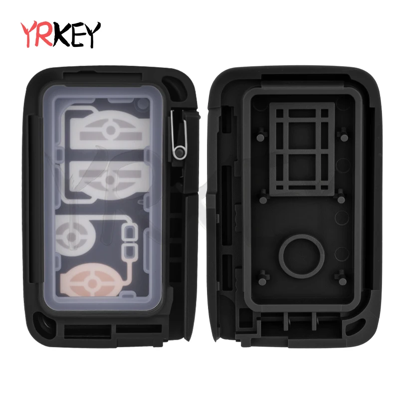10PCS Car Key Shell Car Key Case For Toyota Corolla Camry Prius RAV4 Avalon Land Cruiser Venza Replacement with Insert Key Cover