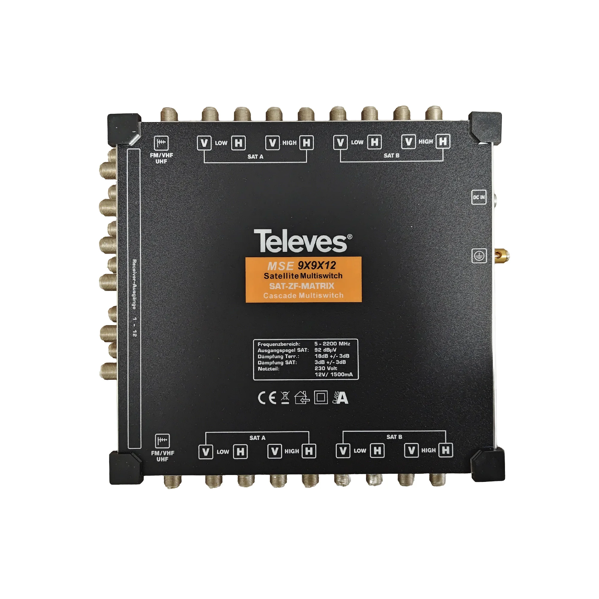 

MSE9912 9×9×12 Спутниковый мультикоммутатор