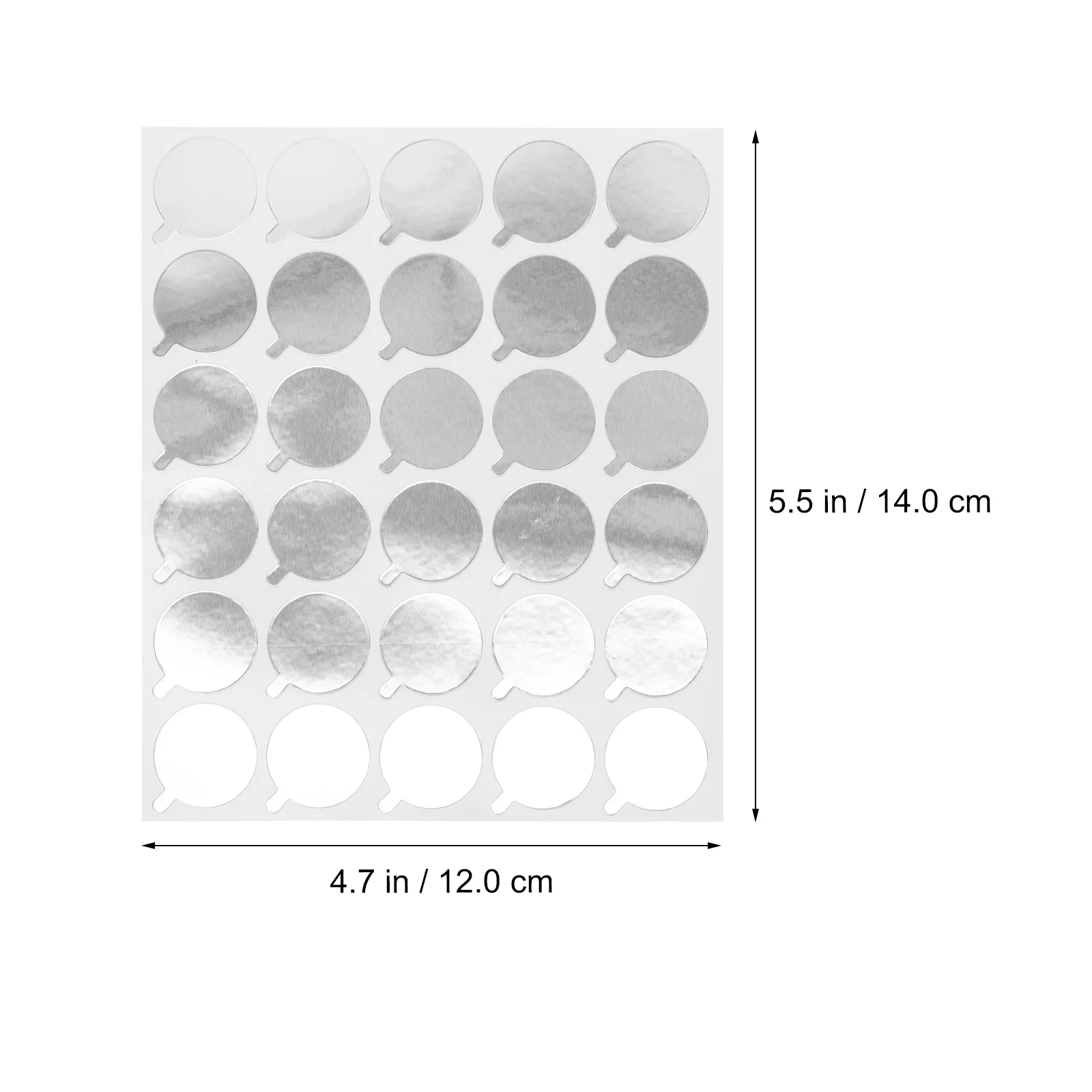 

3pcs Eyelash Grafting Pads Extension Lash Plate Salon Beauty Tool Disposable Silver Glue Gasket For Eyelash Transplanting False
