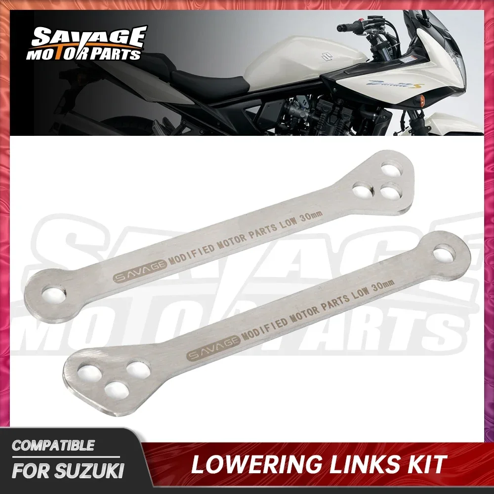 Motorcycle Lowering Links Kit For Suzuki Bandit 1250 1200 650 600 /S/FA/FU GSX 650F GSX-R 1000 2016 Rear Suspension Drop Lever