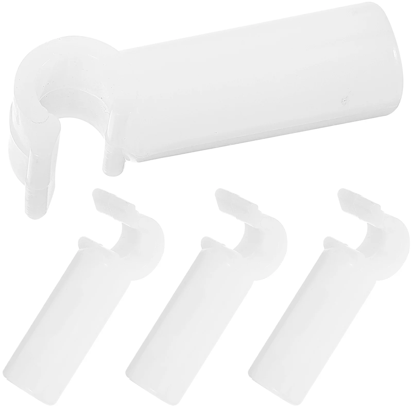 

4pcs Mosquito Net Clips 8 5mm Inner Diameter Thickened Bracket Pole Buckle Plastic Accessories Easy Installation
