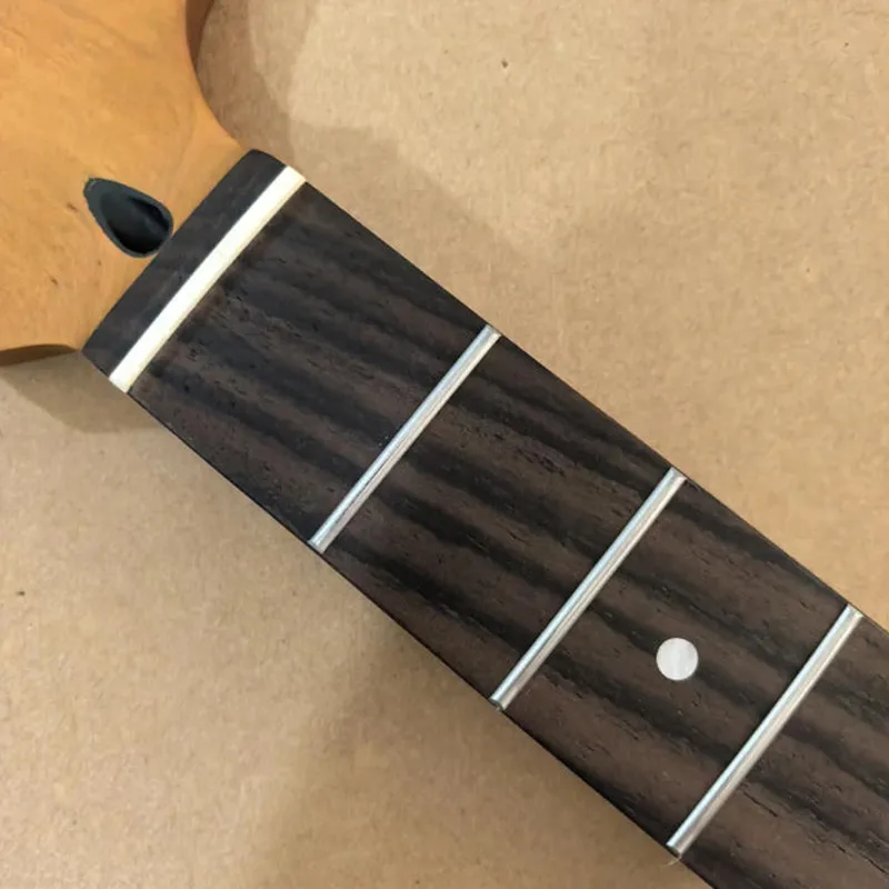 22Frets Adjustable Truss Rod Electric Guitar Neck Roast Maple Neck Rosewood Fretboard 9.5'' Radius For Electric Guitar Parts