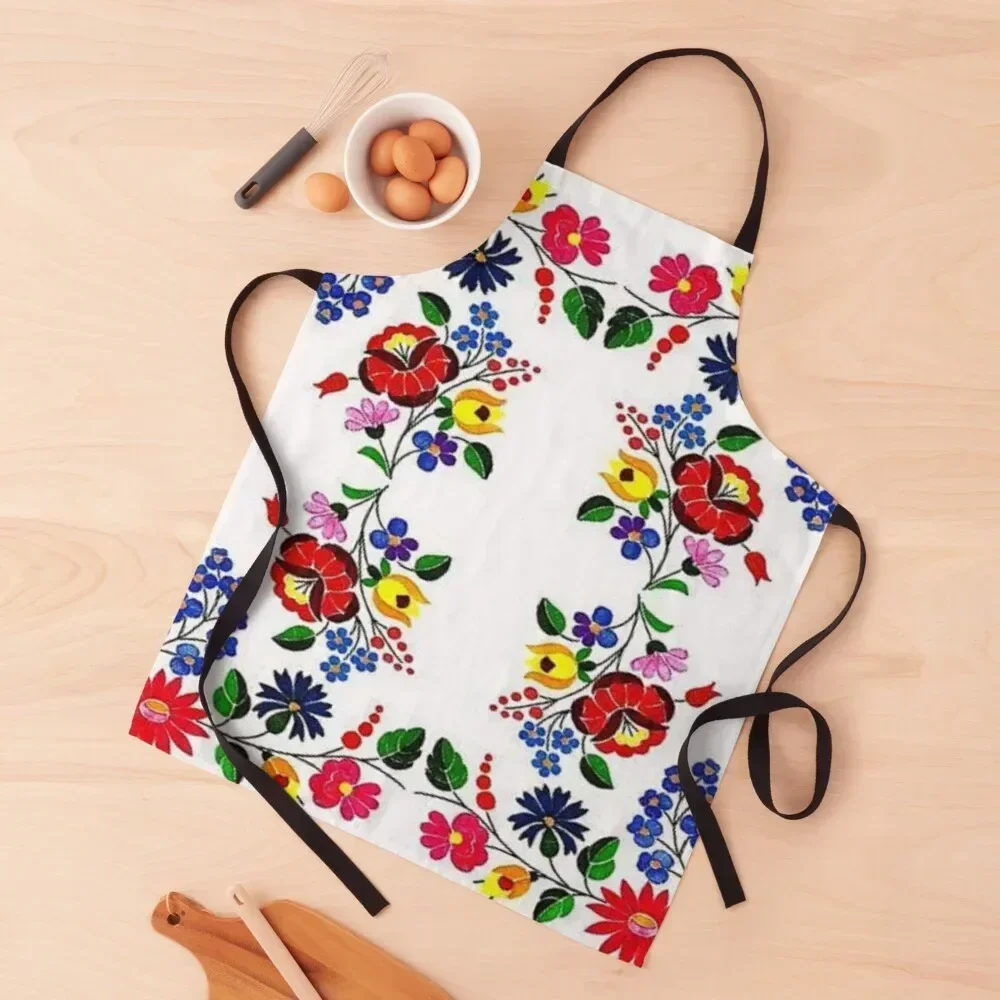 

kalocsai Apron chefs Household Items Useful kitchen girl Woman Kitchens Apron
