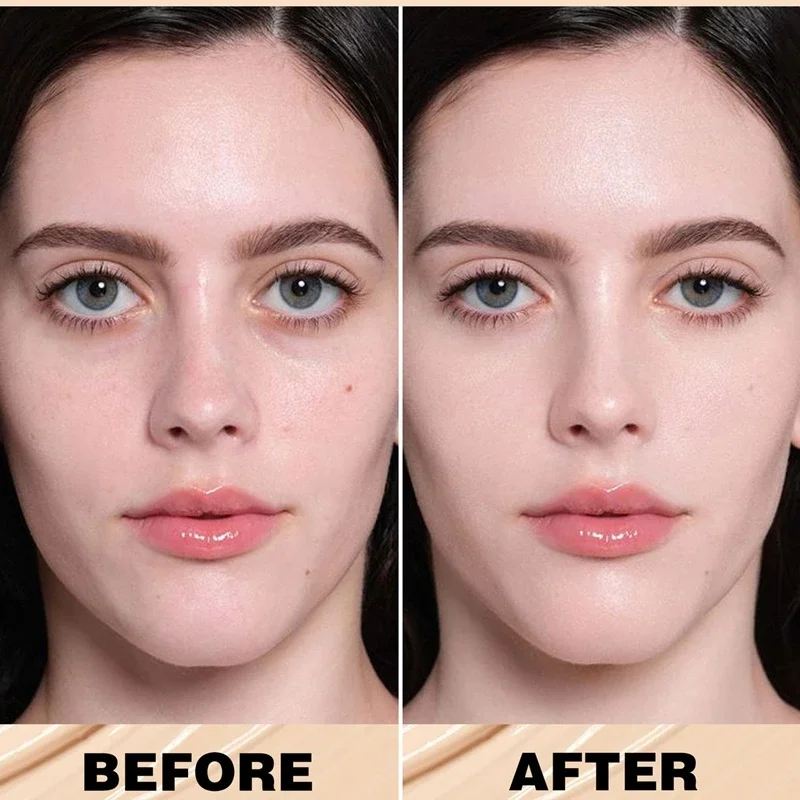 防水マットリキッドコンシーラークリームメイクアップ保湿カバーにきびくまファンデーション顔輪郭化粧品