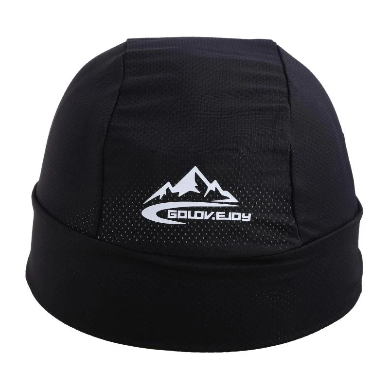 R1WE خوذة فتل العرق بطانة التبريد قبعة الجمجمة تشغيل قبعة الدراجات ماصة للعرق خفيفة الوزن Skullcap للرجال والنساء