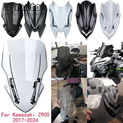 Z900 2024 Z 900 Motorcycle Street Bike Wind Screen Deflectors For Kawasaki Z900 2017-2010 2021 2022 2023 Windshield Windscreen