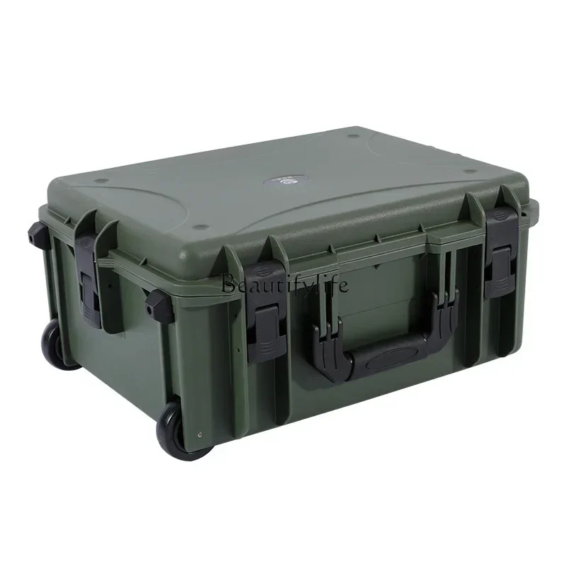 Safety Box Army Green Photography Camera Equipment Box SLR Tool Protection