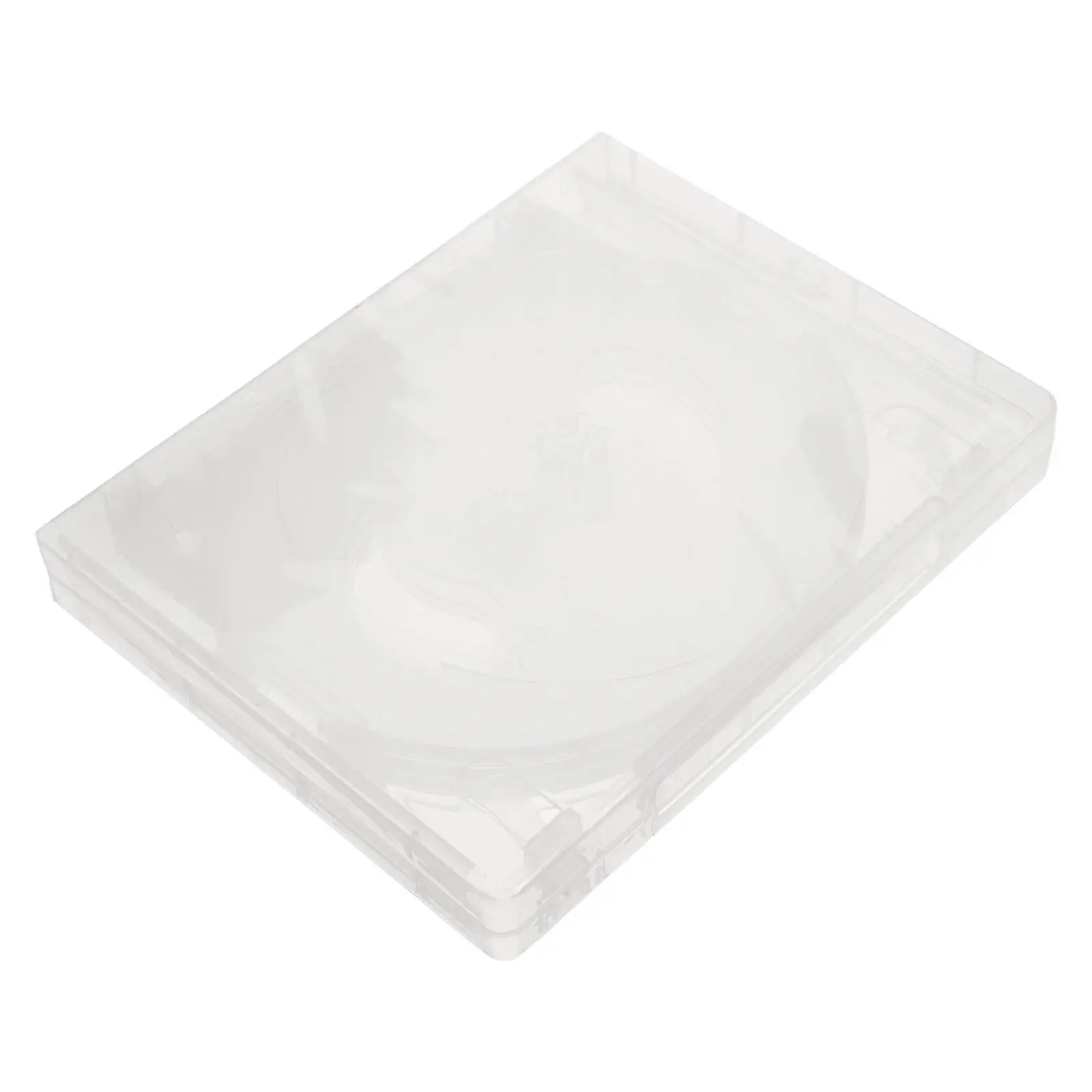 10 Disc Capacity Clear Plastic Cd Organizer Portable Hard Plastic Case Compact Disc Protective Holder Home Office Music Movie