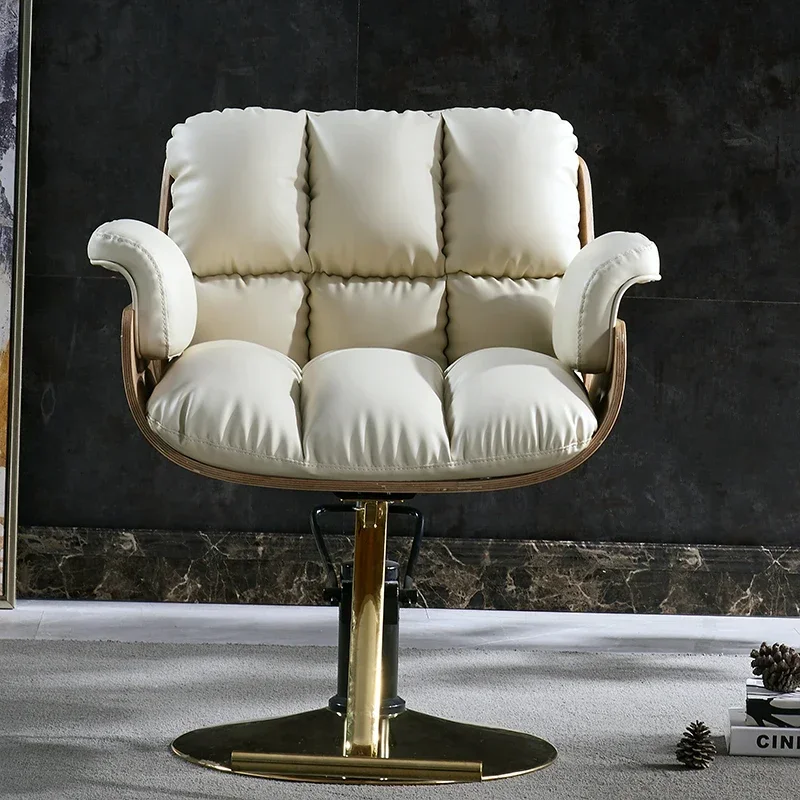 

Профессиональное парикмахерское кресло, кожаное поворотное гидравлическое кресло для укладки для мужчин, парикмахерская, мебельное оборудование для салона