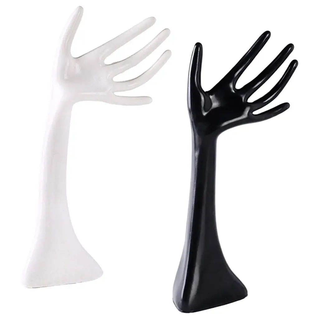 Hand Figurine Jewelry Display Holder Bracelet Watch Support Holder Model Stand for Shopping Mall, Jewelry Store And Home