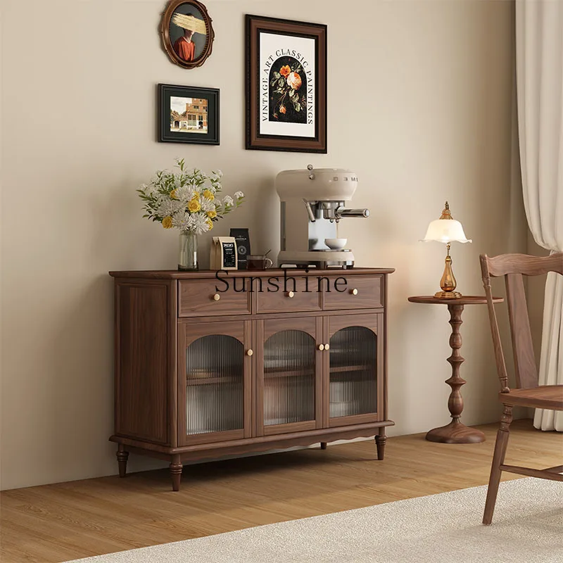 

American side, wabi-sabi, vintage solid wood, black walnut, locker.